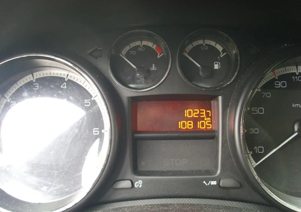 Peugeot 308 cena 14800 przebieg: 109350, rok produkcji 2012 z Gniezno małe 352